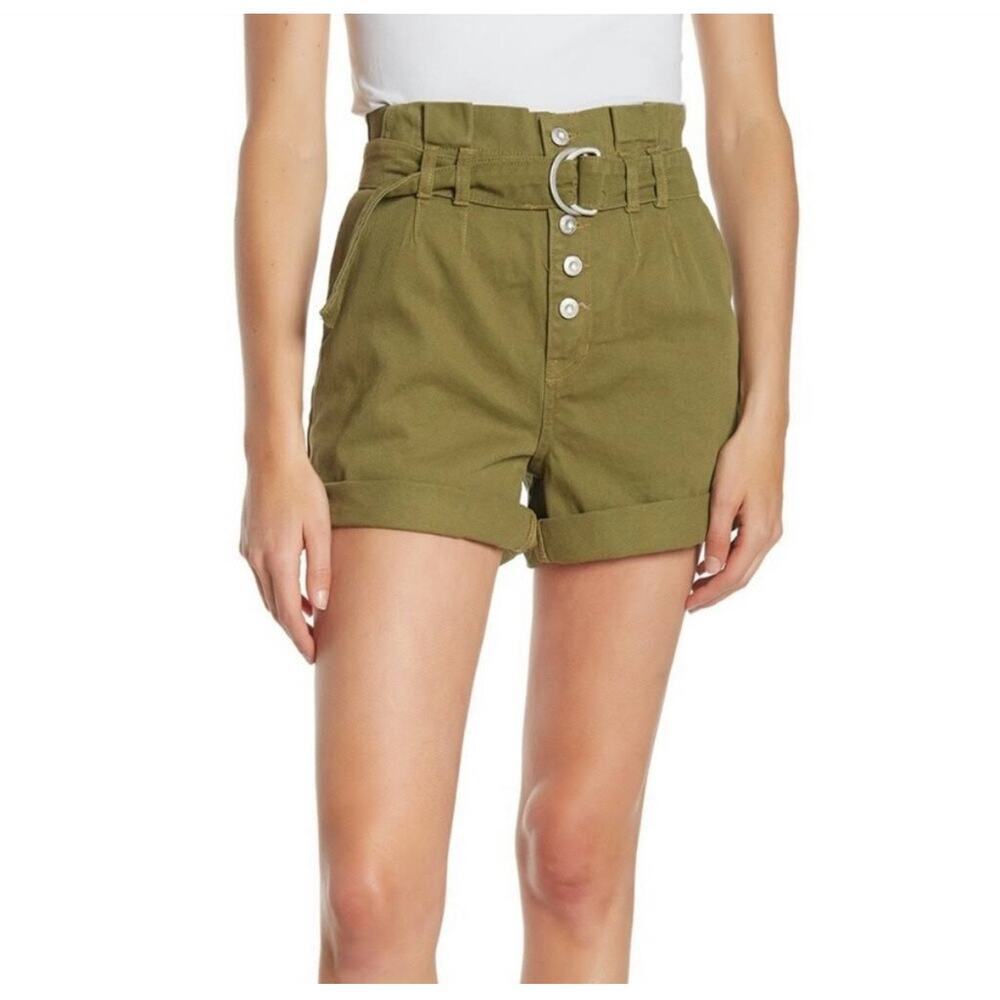 Free People Cindy Utility High Waisted Shorts Size 0